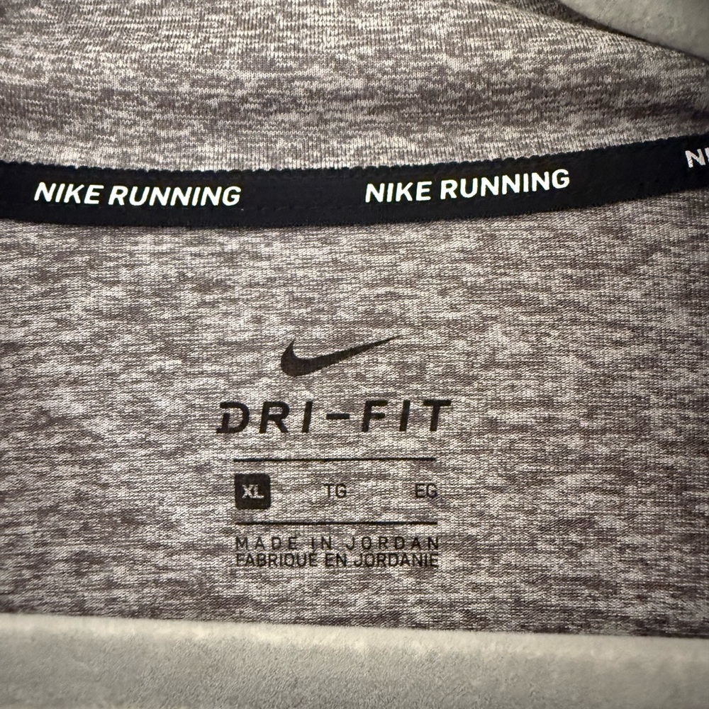 Nike Quarter-Zip Performance Pullover - Gray - image 2